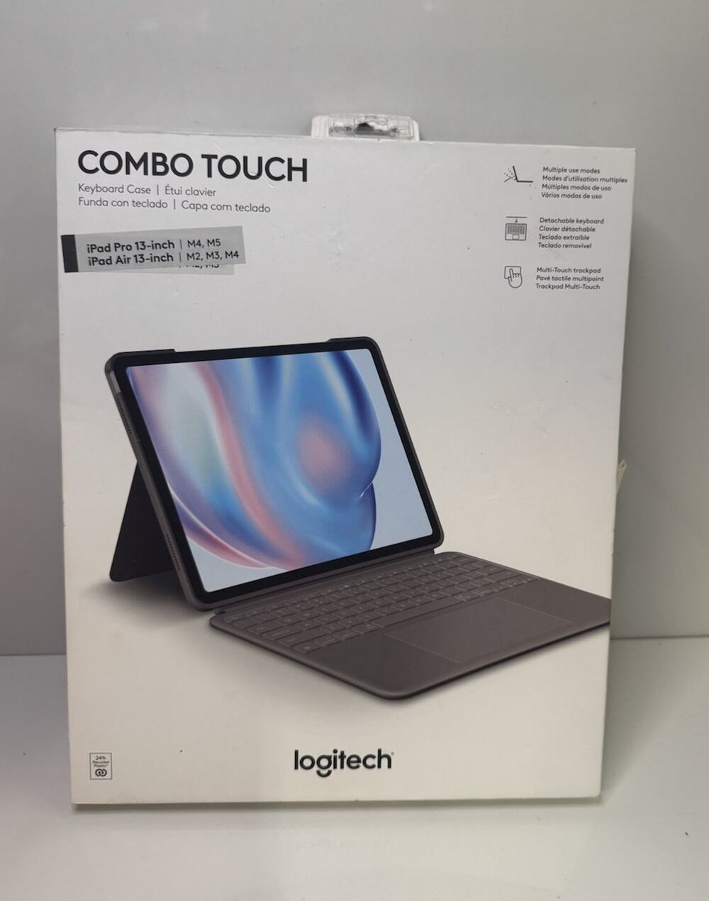 Logitech Combo Touch iPad Pro 13-inch (M4 & M5)(2024 & 2025) Keyboard Case